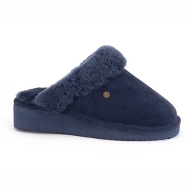 Pantoffel Warmbat Alice Suede Dark Navy Damen