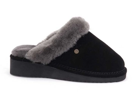 Pantoffel Warmbat Women Alice Suede Black