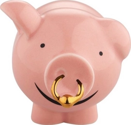 Kerstdecoratie Alessi Happy Eternity Pig
