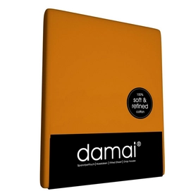 Drap-housse Damai Orange Coton