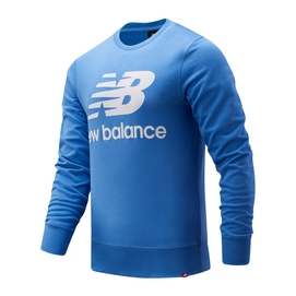 Trui New Balance Men Essentials Stacked Logo Crew Faded Cobalt