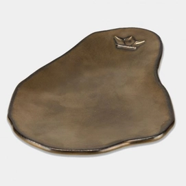 Platter Dutchdeluxes Appetizer Plate Bronze Matt 20 cm (4-Piece)