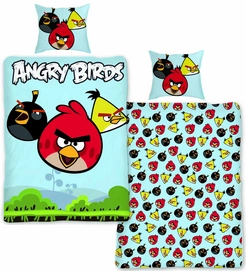 Dekbedovertrek Angry Birds All Katoen