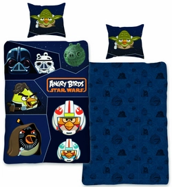 Dekbedovertrek Angry Birds Star Wars Katoen