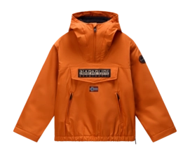Anorak Napapijri Kids Rainforest Next P Orange Pumpkin