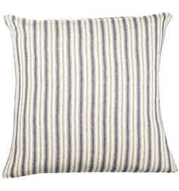Kussensloop Libeco Antibes Ticking Navy (Linnen)