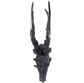Wanddecoratie Oh My Deer Skull Head Antraciet Large