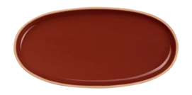 Aperitiefbord ASA Selection Semana Oval Lobster Red 20 x 10 cm