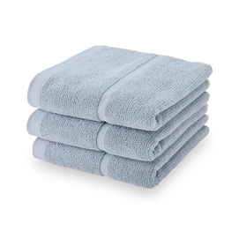 Handdoek Aquanova Adagio Poeder Blauw (set van 3)