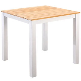 Table de Jardin Yoi Arashi White Teak 75 x 75 cm