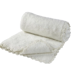 Plaid Ariadne at Home Soft Romance White