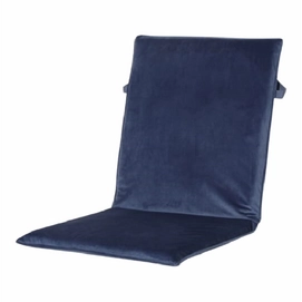 Coussin de Chaise Extérieure Madison Universeel Outdoor Velvet Blue Panama Safire Blue (97 x 49 cm)