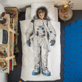 SNURK Astronaut Dekbedovertrek Flanel