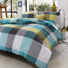 Bettwäsche Beddinghouse Auckland Aqua Blau Renforcé