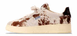 Autry Dames Medalist Low Ponyhaar Safari Drip/Brown