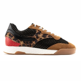 Rehab Femme Avery Leopard Camel Black