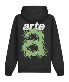 Hoodie Arte Antwerp Men Harmon Back A Pixel Black