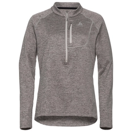 Longsleeve Odlo Women Mid Layer 1/2 Zip Tencia Silver Cloud Melange