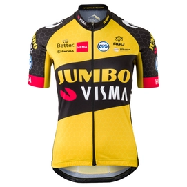Fietsshirt AGU Team Jumbo Visma 21 Women Replica Yellow