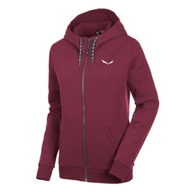 Hoodie Salewa Solidlogo 2 Full Zip Women Tawny Port