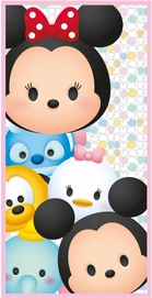Strandtuch Disney Tsum Tsum Familie