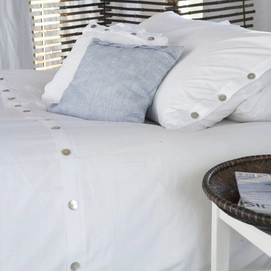 Dekbedovertrek House in Style Babette White Katoen