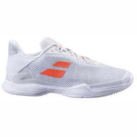 Chaussures de Tennis Babolat Women Jet Tere Clay White Living Coral-Taille 41