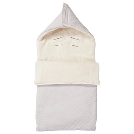 Voetenzak Koeka Stockholm Teddy Silver Grey Pebble (3-Puntsgordel)