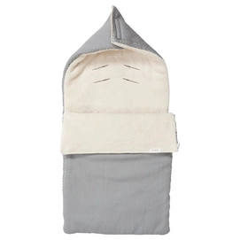 Voetenzak Koeka Stockholm Teddy Steel Grey Pebble (3-Puntsgordel)