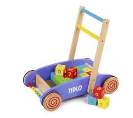 Loopwagen Tidlo Baby Walker With Abc Blocks
