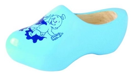 Houten Klomp Gevavi Baby Blauw