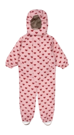 Babyskipak Konges Sløjd Girls Nohr Snowsuit Print Amour Pink THERMOLITE EcoMade