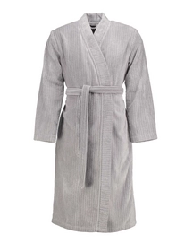 Badjas Marc O'Polo Velour Stripe Silver