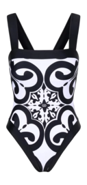 Badpak Goldbergh Women Costella Black/White Tight Fit