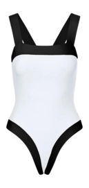 Badpak Goldbergh Women Hemera White/Black Tight Fit