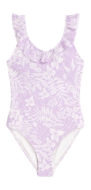 Badpak O'Neill Girls Tropics Purple Island Sky Gemiddelde bedekking