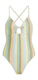Badpak O'Neill Women Jaida Multi Must Haves Stripe Medium ondersteuning