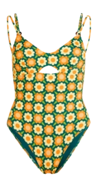 Badpak O'Neill Women O'Riginals Green Retro Flower