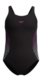 Badpak Speedo Girls Placmement Muscleback Black