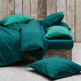 Housse de Couette Sylvie Thiriez Brodée Baia Do Sancho Percale