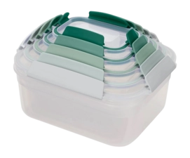 Récipient Fraîcheur Joseph Joseph Nest Lock Editions Sage Green (5 pièces)