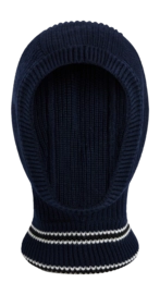 Balaclava Fusalp Unisex Wool Cowl Marin/Flocon/Noir Regular Fit