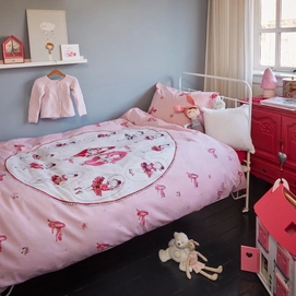 Beddinghouse Kids Ballet Pink Dekbedovertrek Katoen