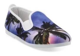 Slipper Flossy Prints Barcelona Lila Sunset