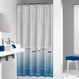 Rideau de Douche Sealskin Barca Bleu