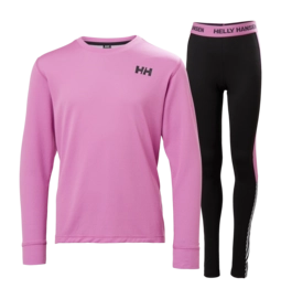 Baselayerset Helly Hansen Junior Lifa Active Set Meta Pink Regular Fit