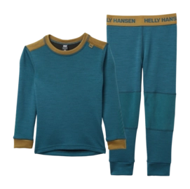 Baselayerset Helly Hansen Kids Lifa Merino Set Dark Creek Regular Fit