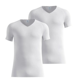 Baselayerset Odlo Men Active Light 2 Pack White Nauwsluitend