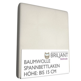 Spannbettlaken Briljant Ecru Baby (Baumwolle)