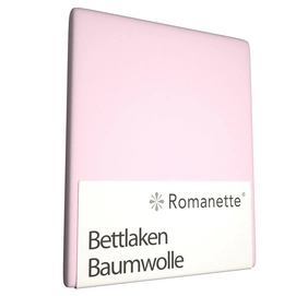 Bettlaken Romanette Rosa (Baumwolle)